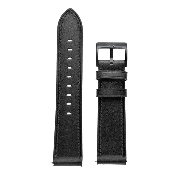 Habicare leather watch strap for Garmin Forerunner 245 in 12 colors, TWS style, showcasing the strap's texture and color options.