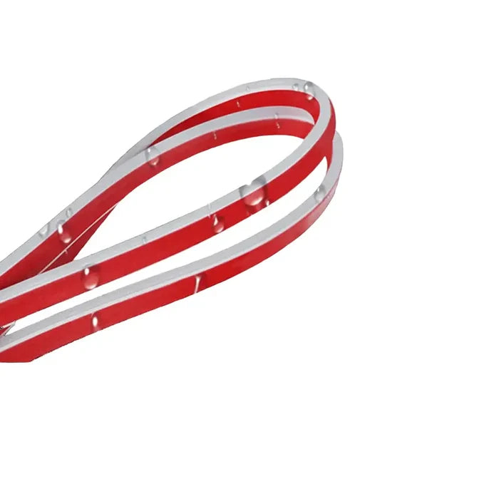 HBC Habicare LED car hood light strip in various colors and sizes, mounted on vehicle hood for illumination and style.