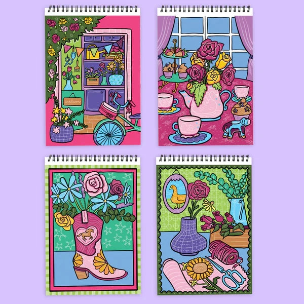 Lifelines FlowArt Color-To-Reveal - Fragrant Blooms - Scented Meditative Art