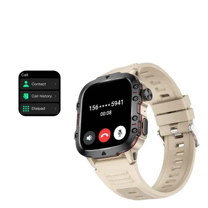 Habicare LIGE casual smart TWS watch with voice assistant in two colors, featuring a sleek design and digital display.