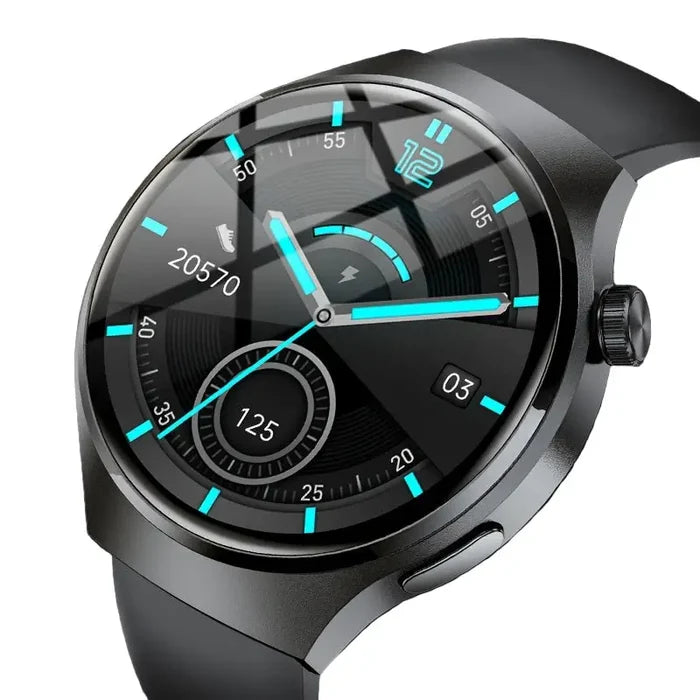 Habicare LIGE Men's Smart Sport Watch TWS models, sleek digital display with fitness tracking and sporty design.