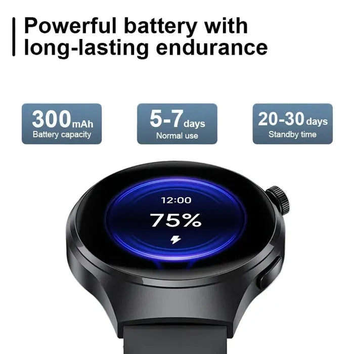 Habicare LIGE men's smart sport watch with TWS earbuds, featuring a sleek design and multiple models available.