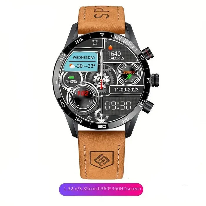 Brown Strap with Black Shell