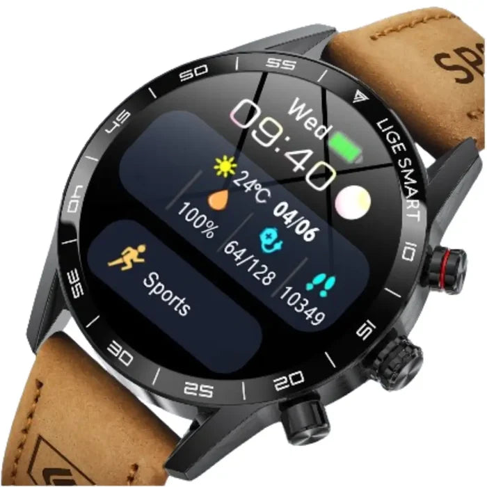 Habicare LIGE multifunctional sports smart watch with TWS earbuds, featuring eight stylish designs and a sleek digital display.
