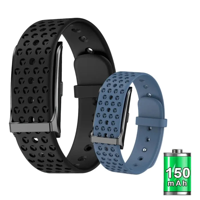 Habicare LIGE no-screen fitness smartwatch in four colors, ultra-thin and lightweight design, TWS fitness tracker with sleek style.