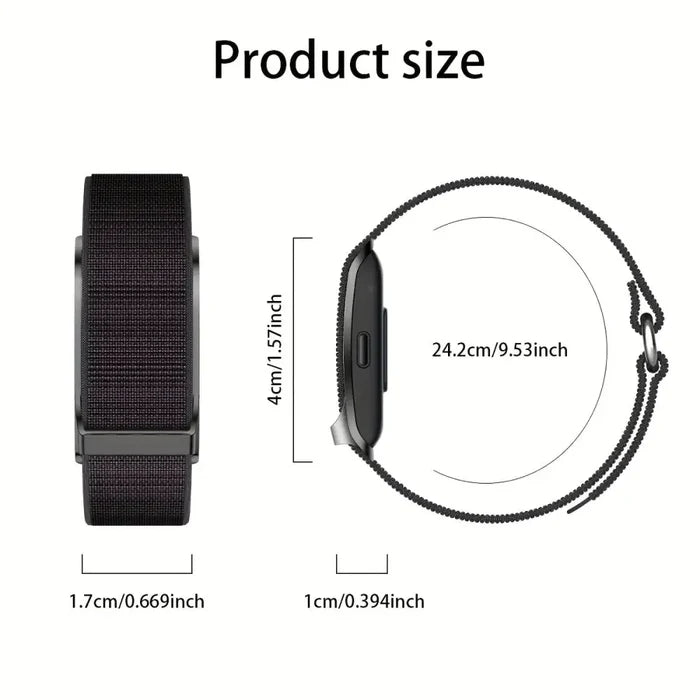 Habicare LIGE no-screen fitness smartwatch in four colors, ultra-thin lightweight design with TWS earbuds shown alongside.