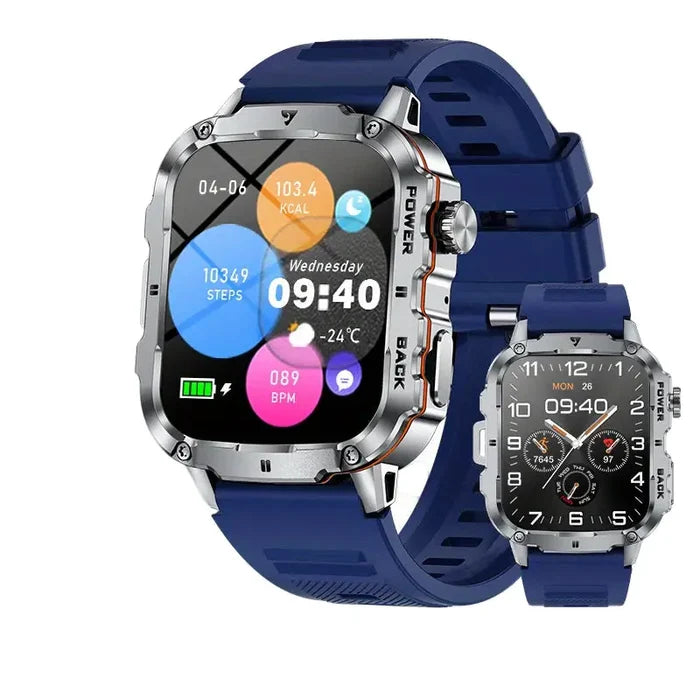 Blue Silicone Band