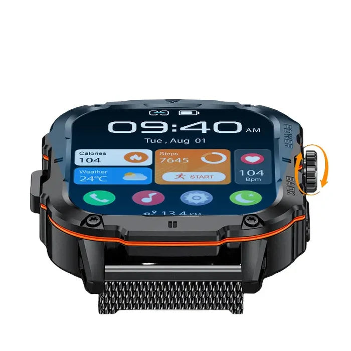 Habicare LIGE Smart Sports Watch with HD touch screen and call function, featuring a sleek design and multiple models.