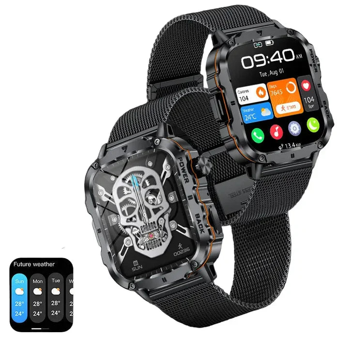 Habicare LIGE smart sports watch with HD touch screen and call function, available in 8 models, TWS fitness and activity tracker