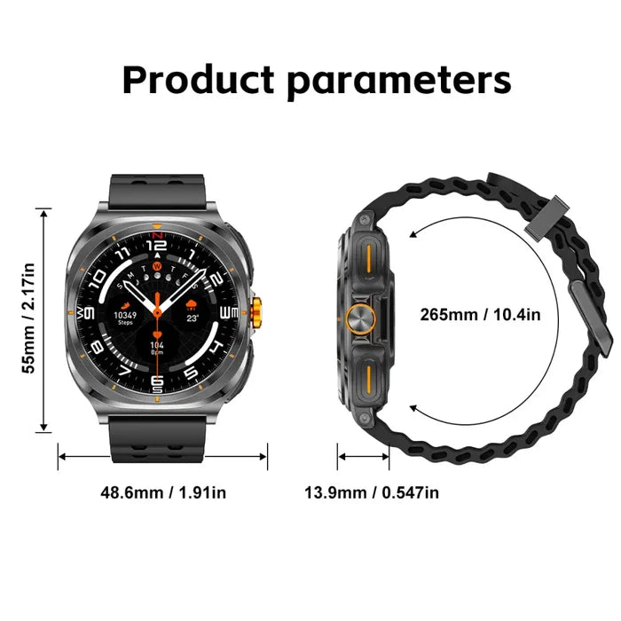 Habicare LIGE Smart Watch for Men and Women with 400mAh battery and 100+ sports modes, shown in three available colors.