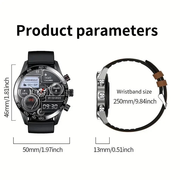 Habicare LIGE smart watch with full touch screen and multi-sport modes, displayed in various available colors.