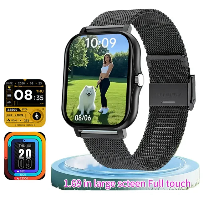 Black Mesh Belt