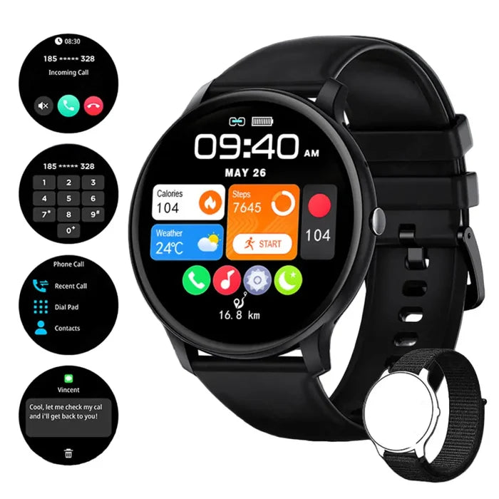 Black Silicone Band