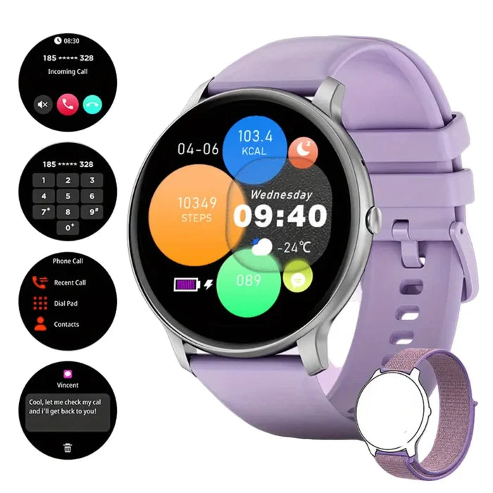Purple Silicone Band
