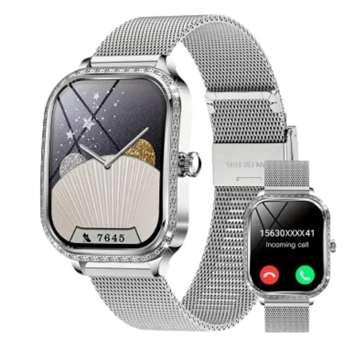Silvery-Mesh Belt