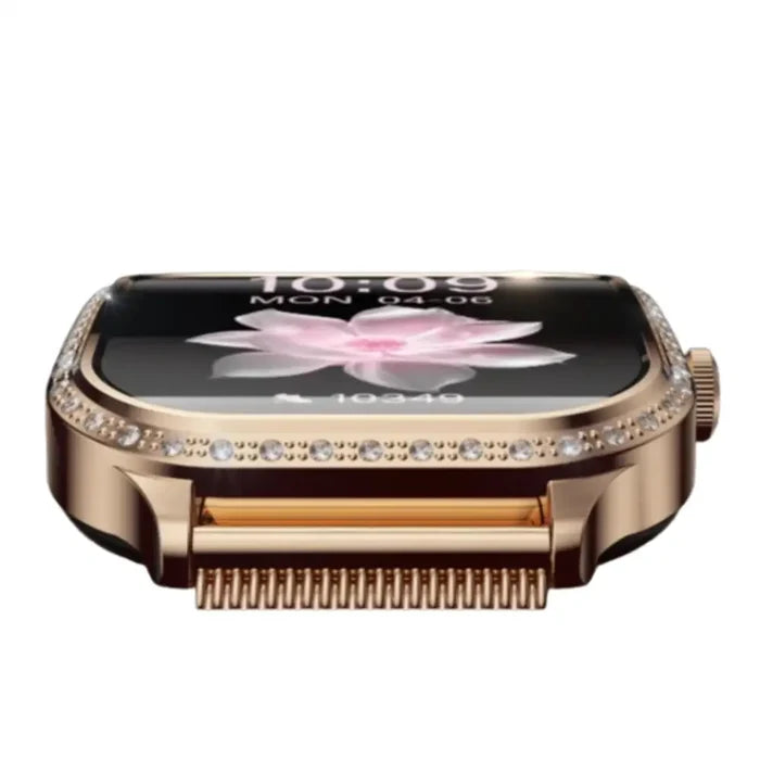 Habicare LIGE women's TWS smartwatch with TFT HD curved screen, wireless calling, and voice assistant features.