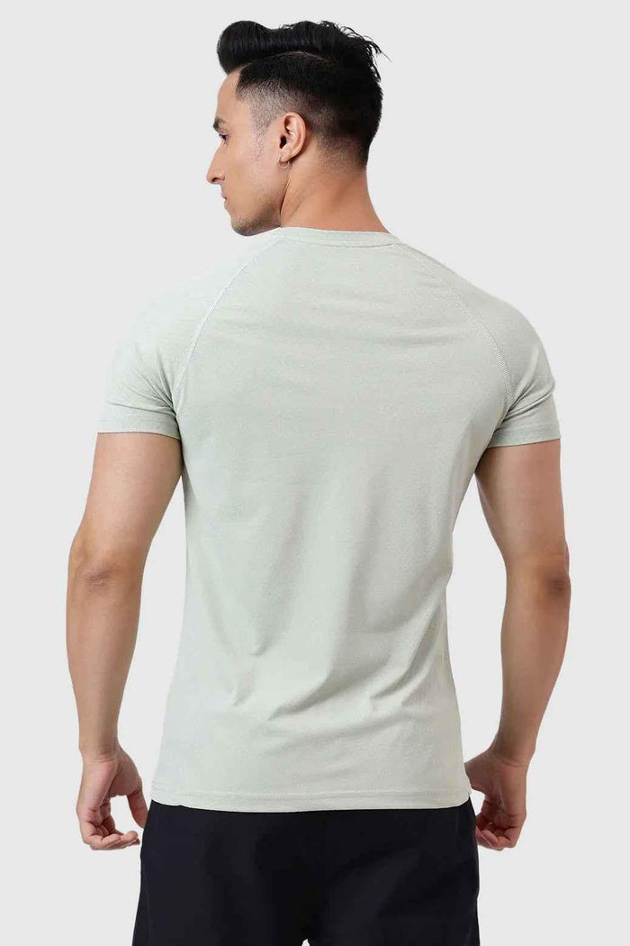 Light green Grain T-shirt by Fuaark Nz, casual cotton t-shirt with comfortable fit and stylish design for everyday wear.