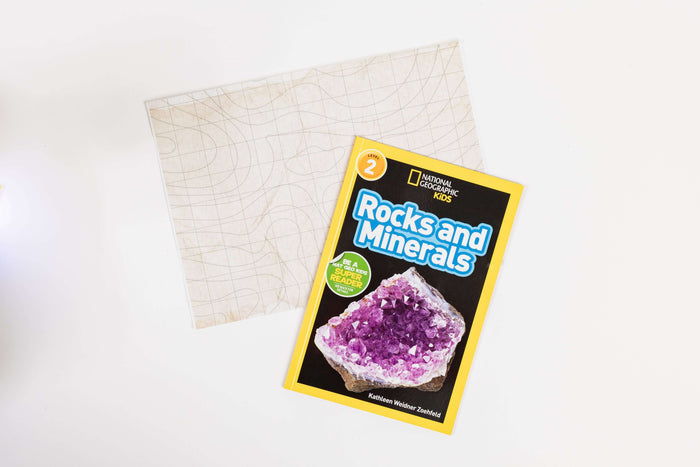 Preschool geology book supporting early learning about rocks and minerals