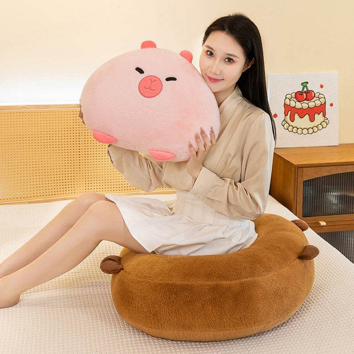 Lola: Chonky Kawaii Capybara Plushie | Stuffed Capybara Plush - Goodlifebean stuffed animals