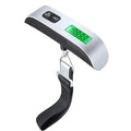 9eight5 luggage scale measuring up to 50kg, digital tool with display for easy weight checking of luggage and travel gear.