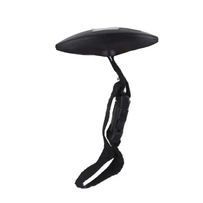 9eight5 luggage scale displaying weight from 0.1kg to 40kg, compact digital tool for measuring luggage weight accurately.