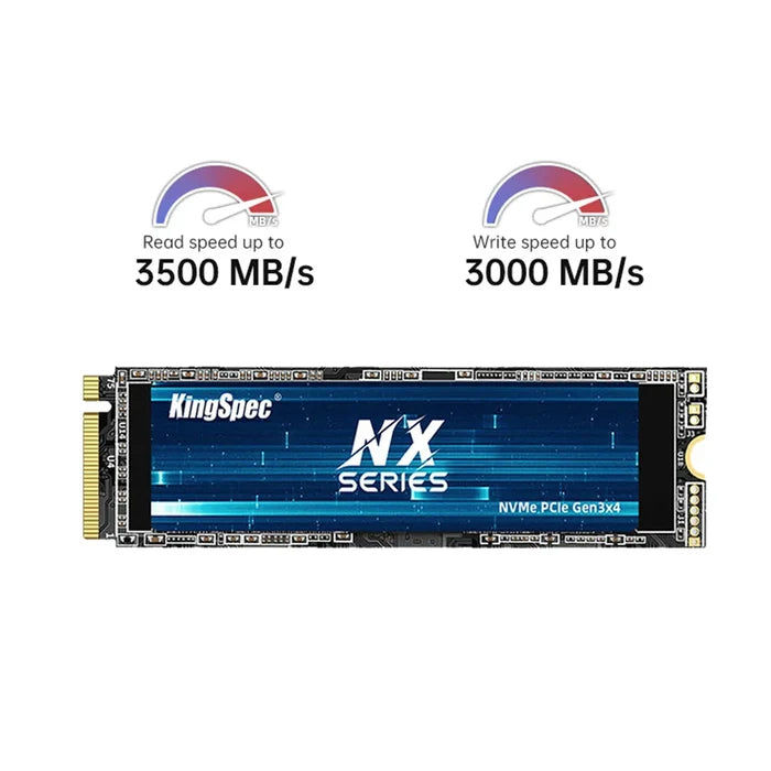 Habicare M.2 PCIe NVMe SSD for laptops and PS5, available in 256GB to 2TB, with a sleek TWS design and black finish.