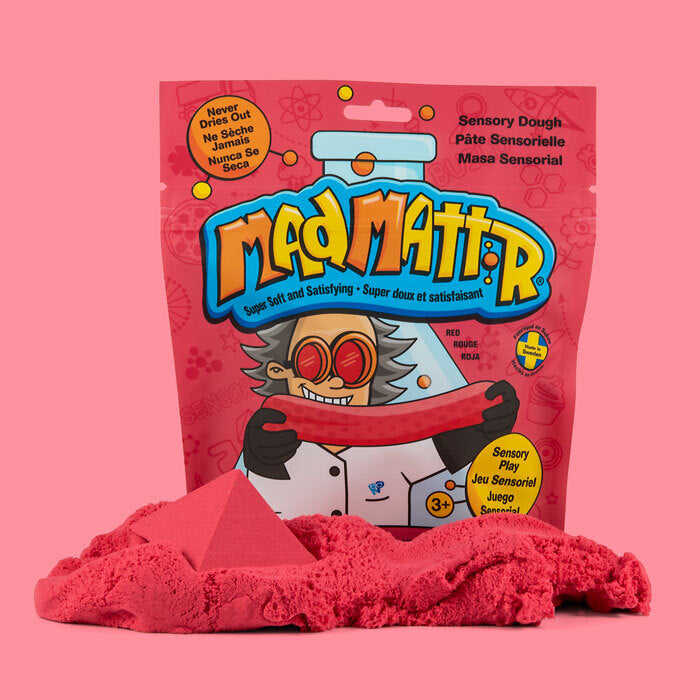 Mad Mattr 10oz Quantum Pack Sensory Dough - Red