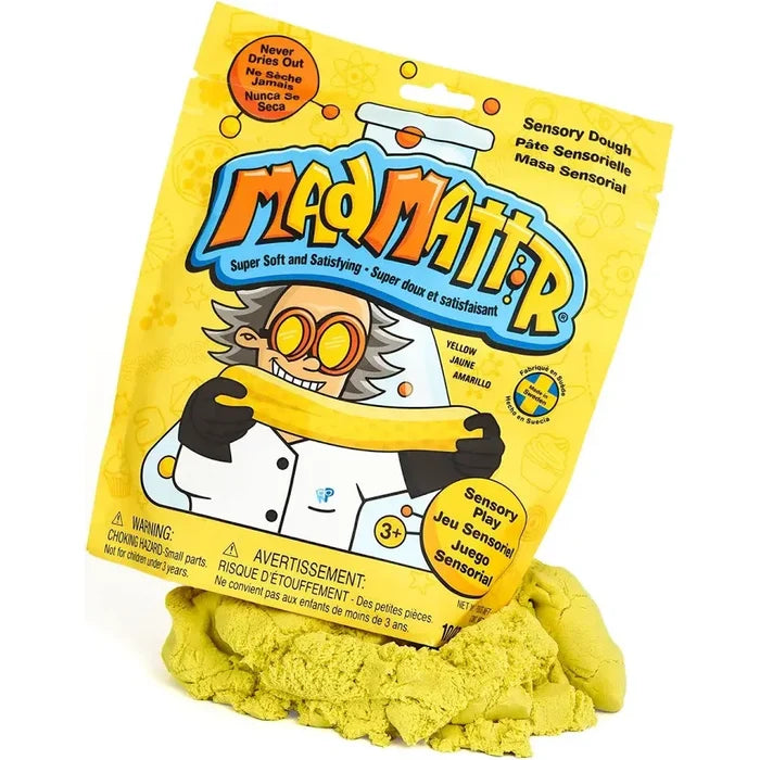 Mad Mattr 10oz Quantum Pack Sensory Dough - Yellow