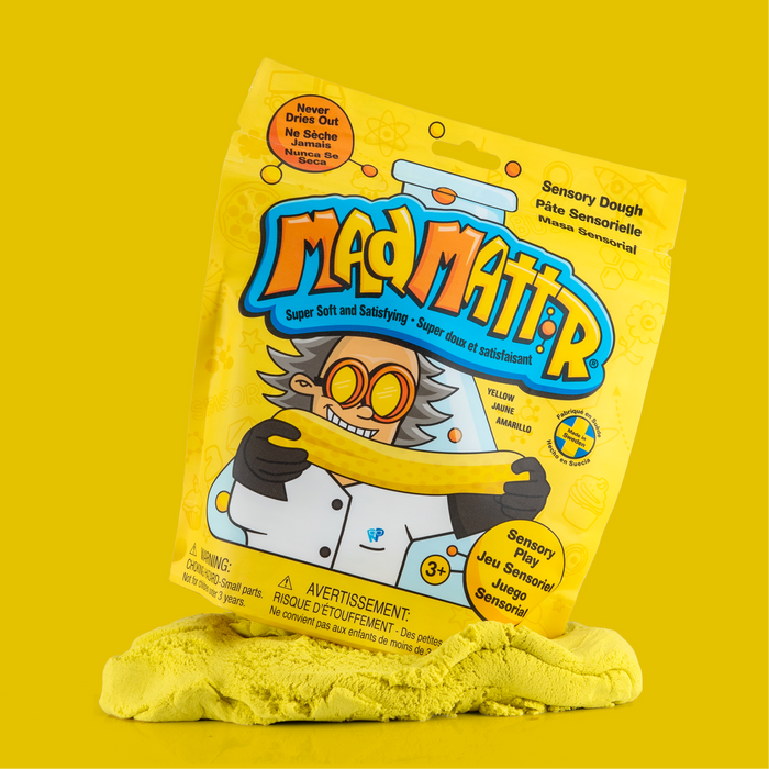 Mad Mattr 10oz Quantum Pack Sensory Dough - Yellow