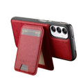 Red MagSafe case for Samsung S/A Series by Habicare, featuring a slim protective design and precise cutouts for easy access.