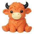 Master Toys 6 Inch Pudgiez Highland Cow - Dough Filled Sensory Toy