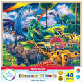 MasterPieces Dinosaur Friends Fun Facts 48 Piece Wood Jigsaw Puzzle