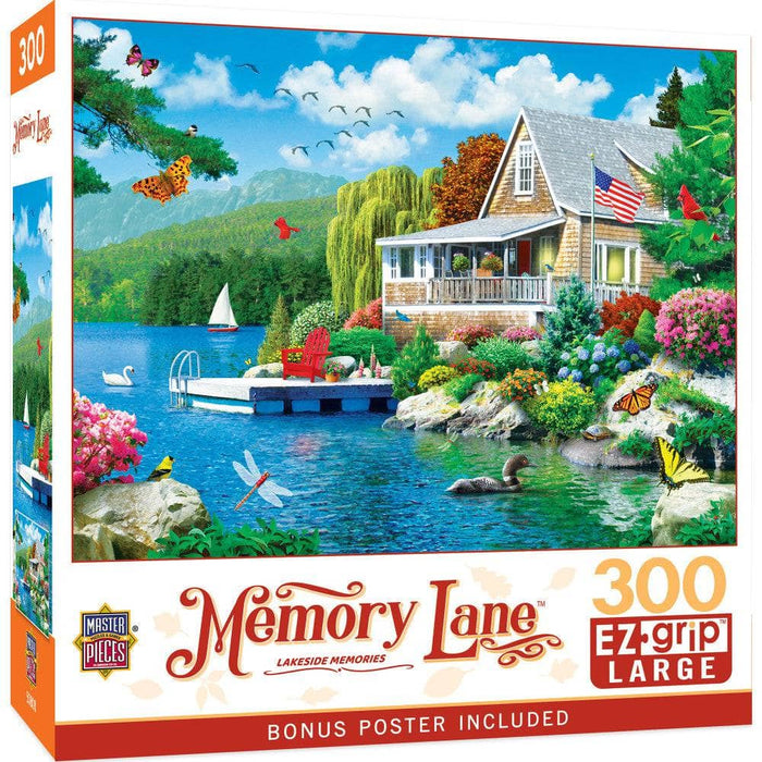MasterPieces Lakeside Memories - 300 Piece EZ Grip Jigsaw Puzzle