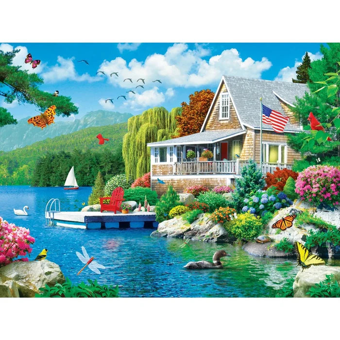MasterPieces Lakeside Memories - 300 Piece EZ Grip Jigsaw Puzzle