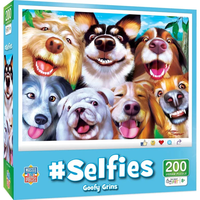 MasterPieces Selfies Goofy Grins - 200 Piece Jigsaw Puzzle