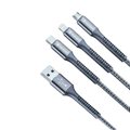 Maxguard 1.2m M+C+L cable from 9eight5, electronics accessory with multiple connectors, shown coiled with connectors visible