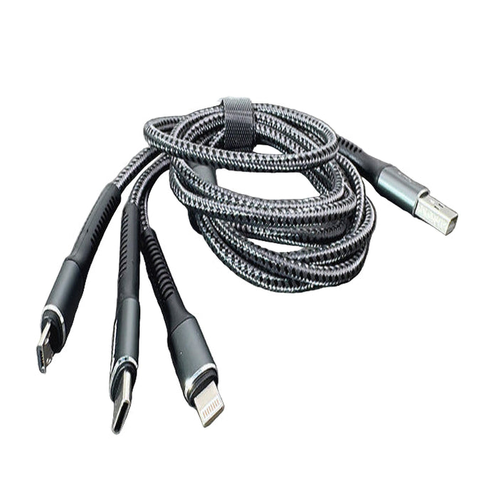 9eight5 Maxguard 1.2M M+C+L cable for electronics accessories, showing a black multi-connector cable with M41LCM label.