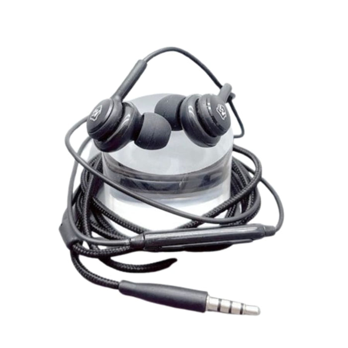 Maxguard Crystal Sound Earphones by 9eight5, in-ear headphones with sleek design for phones and tablets.