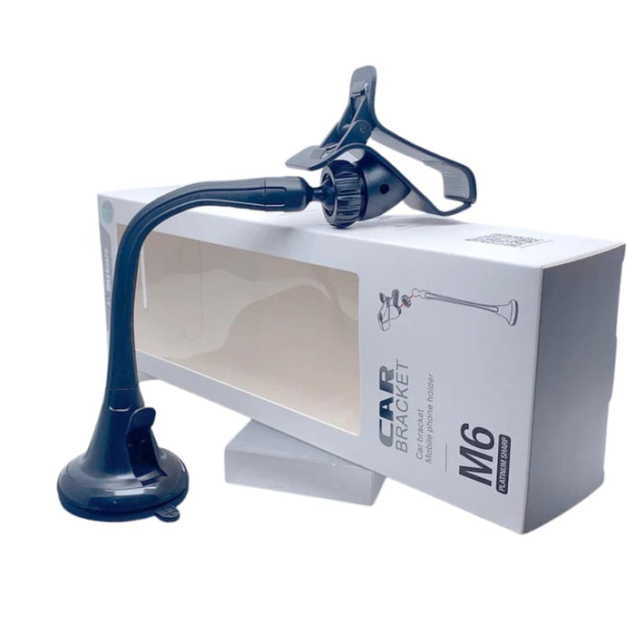 9eight5 Maxguard phone holder for phones and tablets, black adjustable stand with secure grip and versatile mounting options.