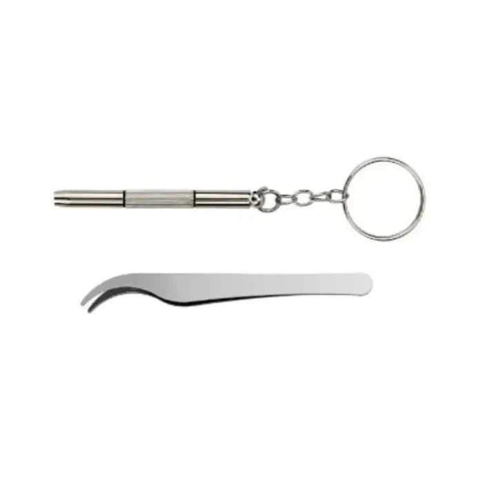 Habicare micro screw set for glasses, watches, phones, and tablets, featuring precision repair tools and tiny screws for electronics.