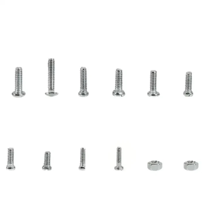 Habicare micro screw set for glasses, watches, phones, and tablets, featuring precision repair tools and small screws.