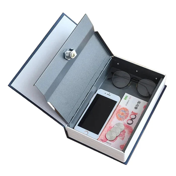 Habicare Mini Dictionary Book Safe with hidden compartment, compact design, and durable cover for secure storage.