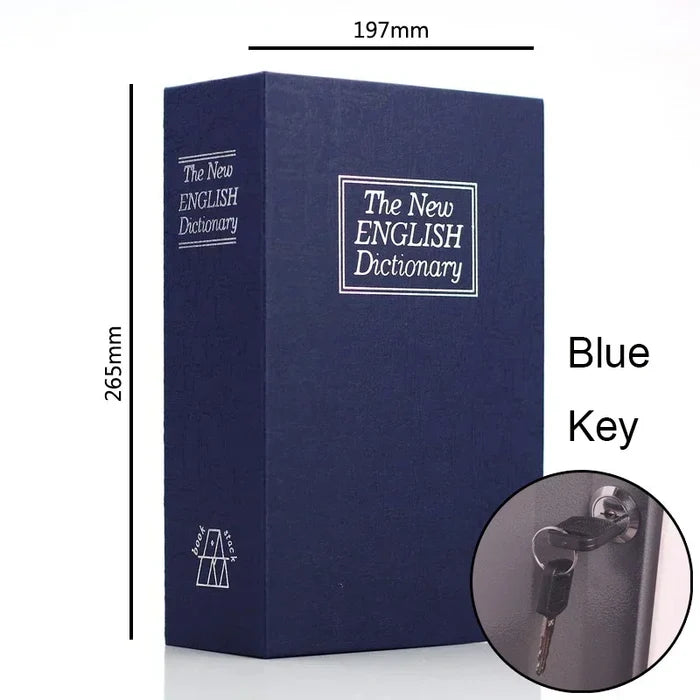 HBC Mini Dictionary Book Safe by Habicare, compact storage container resembling a small dictionary for secure valuables.