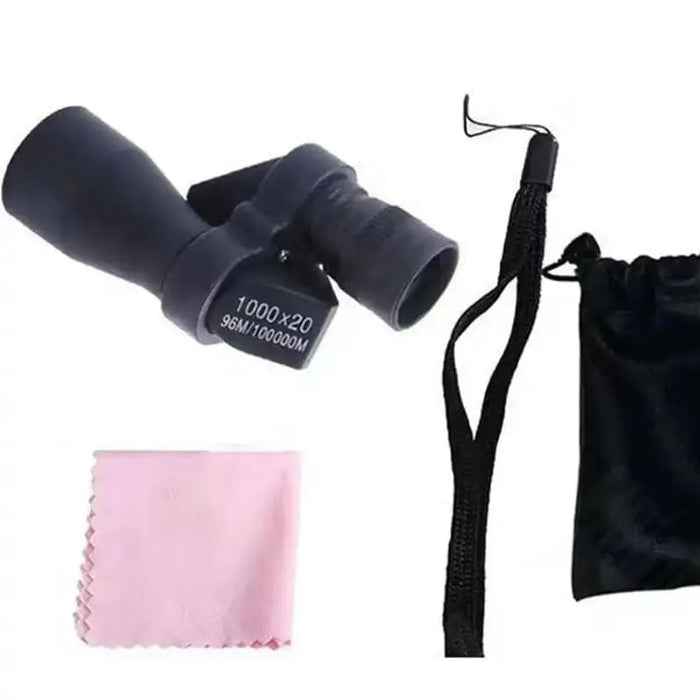 Compact 9eight5 Mini Monoculars for tools and models, featuring a black handheld optical device with adjustable focus.