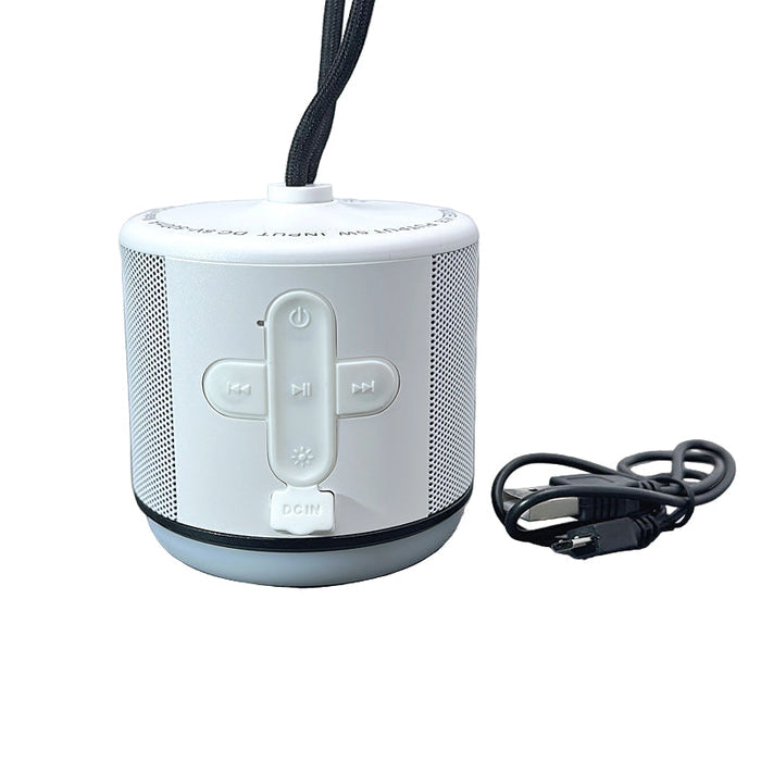 Mobigo K16 wireless speaker by 9eight5 featuring compact design, black color, and visible speaker grille for portable audio.