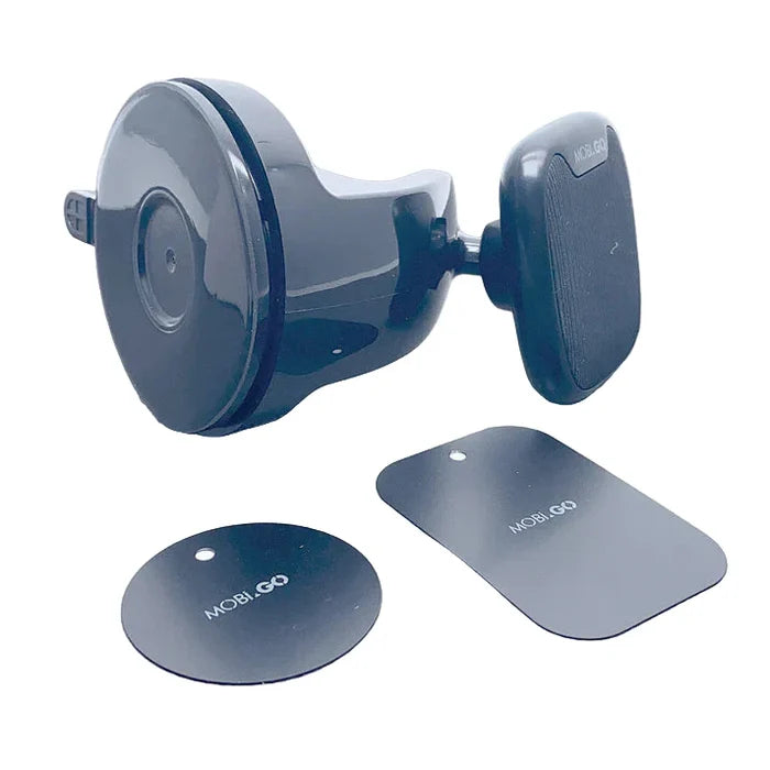 Mobigo Magnetic Car Holder G7 by 9eight5, black phone and tablet mount with magnetic grip for secure vehicle attachment.