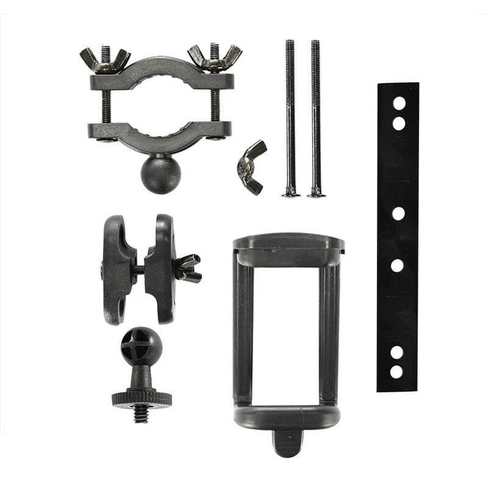 Adjustable 9eight5 mobile phone holder with flexible arm for secure tablet and phone support, ideal for hands-free use.