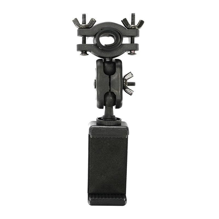9eight5 mobile phone holder with adjustable arm for secure grip on smartphones and tablets, flexible and easy to position.