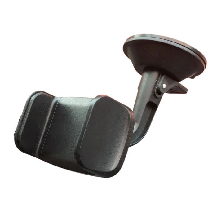 9eight5 mobile phone holder for phones and tablets, showing a sleek adjustable stand with a secure grip design.
