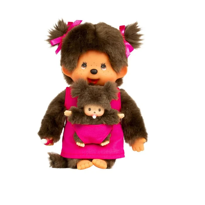 Monchhichi 8 Inch Mother Care Plush Toy - Pink